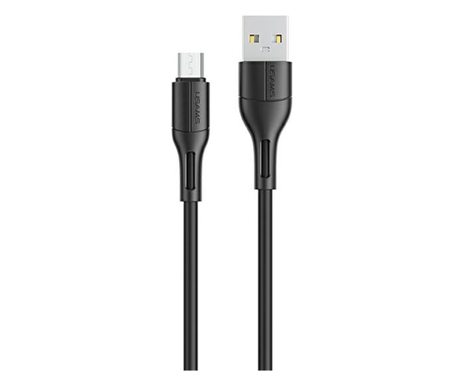 USAMS Kabel U68 microUSB 2A Fast Charge 1m czarny SJ502USB01