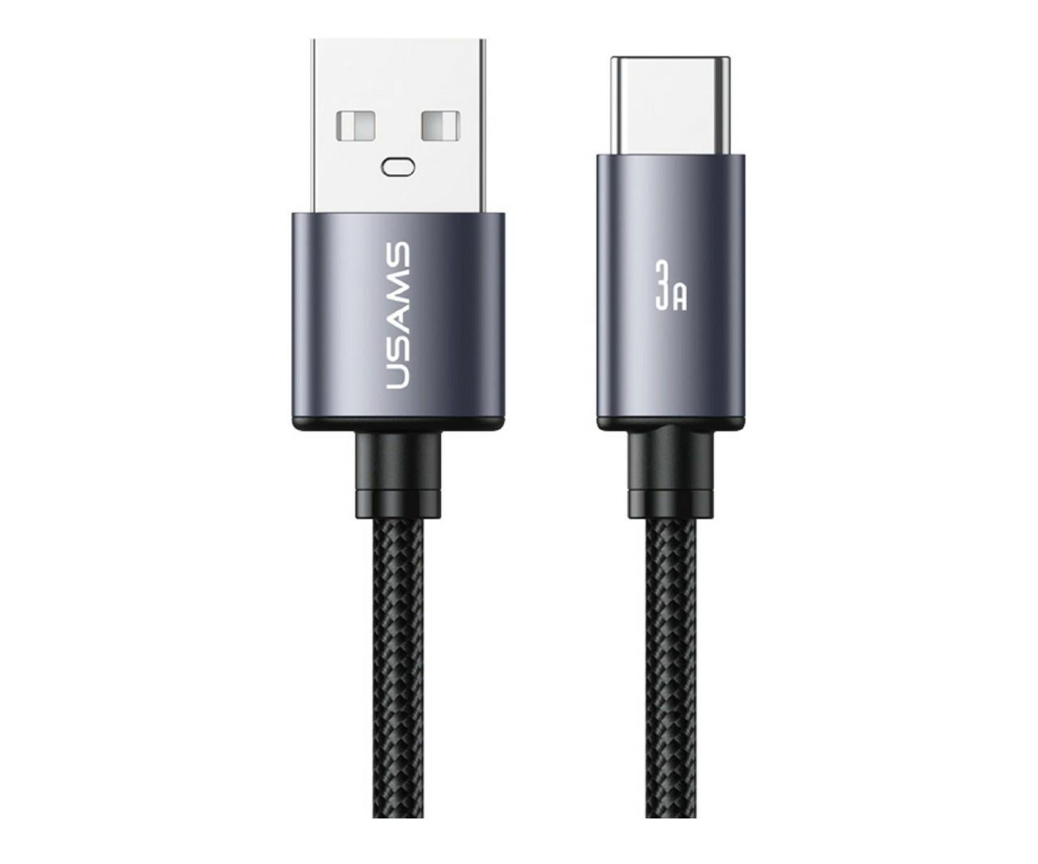 USAMS U91 USB-C do USB-A 18W 1m Szary