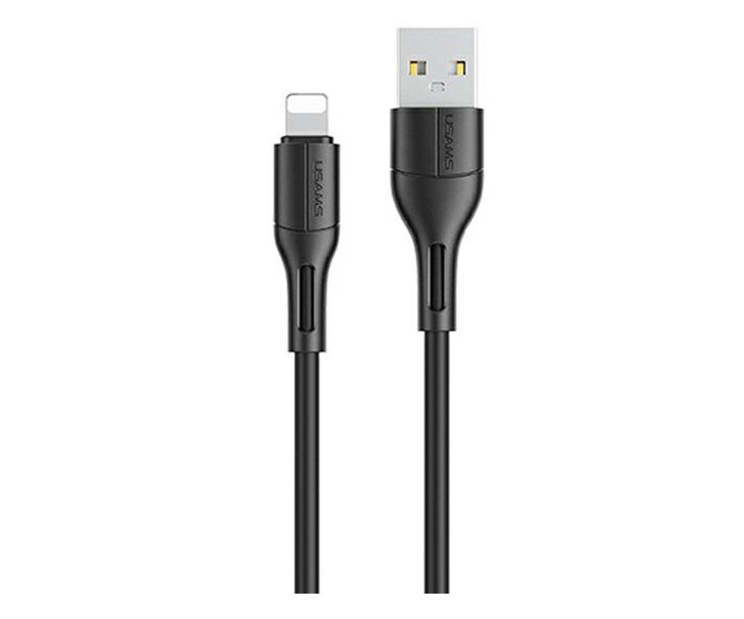 USAMS Kabel U68 lightning 2A Fast Charge 1m czarny (US-SJ500)