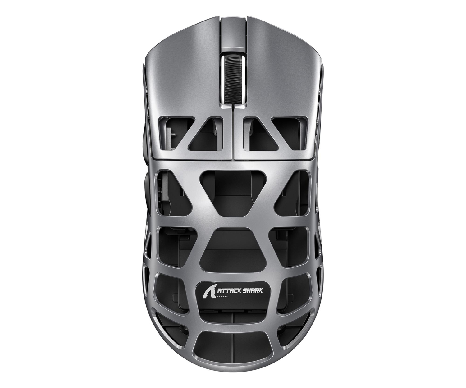 Attack Shark R3 Magnesium Alloy 8kHz/26kDPI PAW3395 srebrna