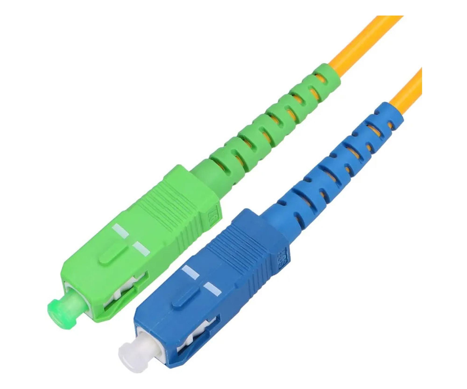 ExtraLink SC/APC-SC/UPC Patchcord Jednomodowy Simplex G652D 3mm 0.5m