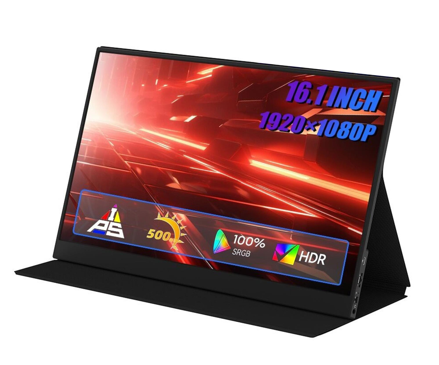 Monitor przenośny Zeuslap P16A 16" czarny
