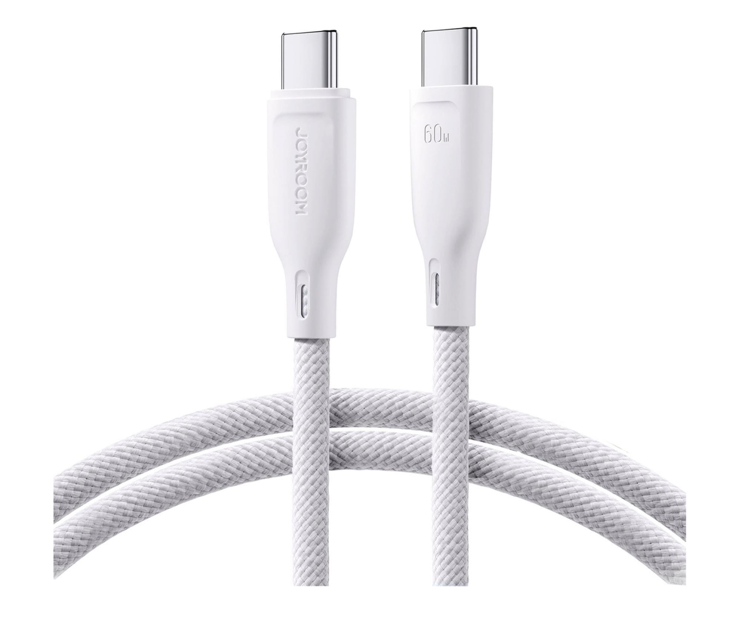 JoyRoom Multi-Color Series S-A34 USB-C / USB-C PD 60W 1m - biały