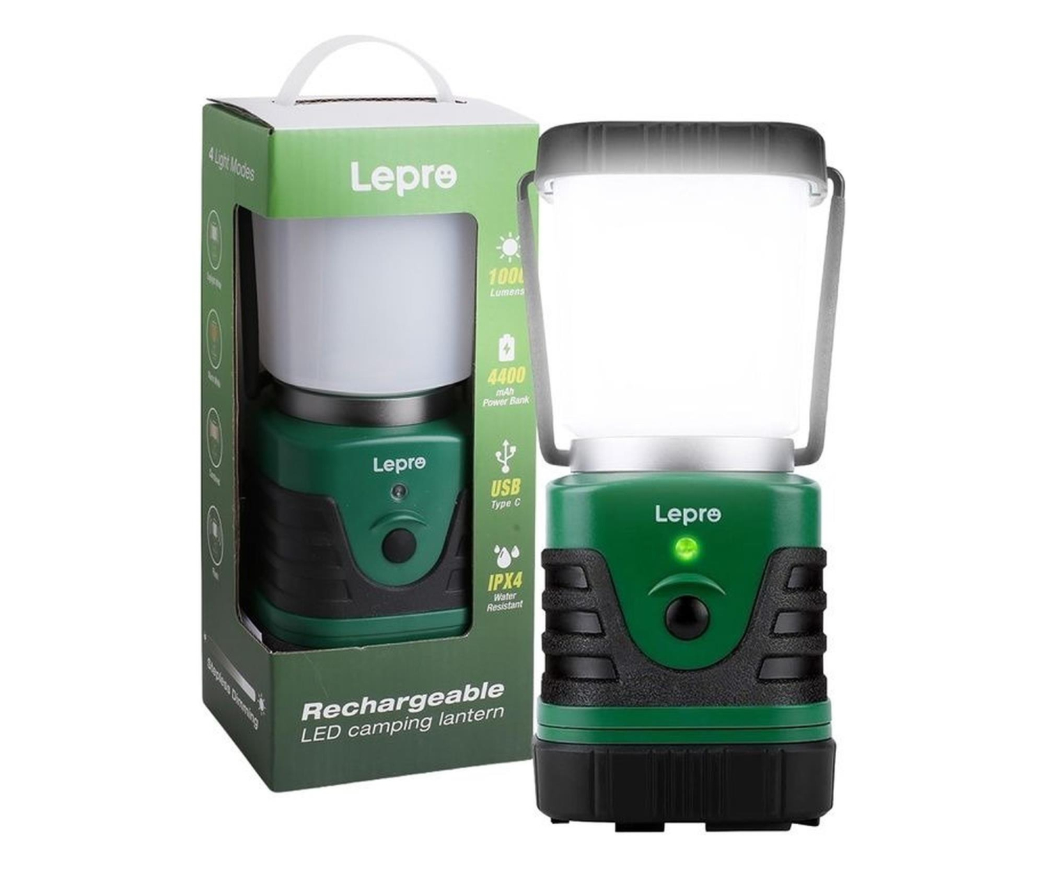 Lepro Lampa kempingowa 3300008 1000lm 3600mAh