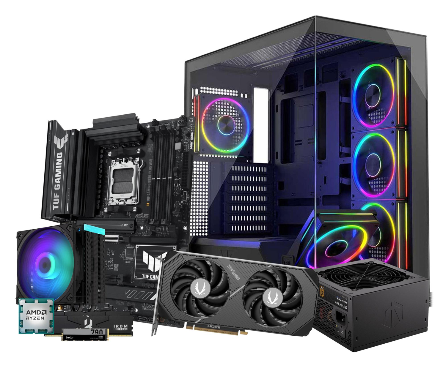 Polecany zestaw Ryzen 5 7500F/32GB/1TB/RTX5070 12GB