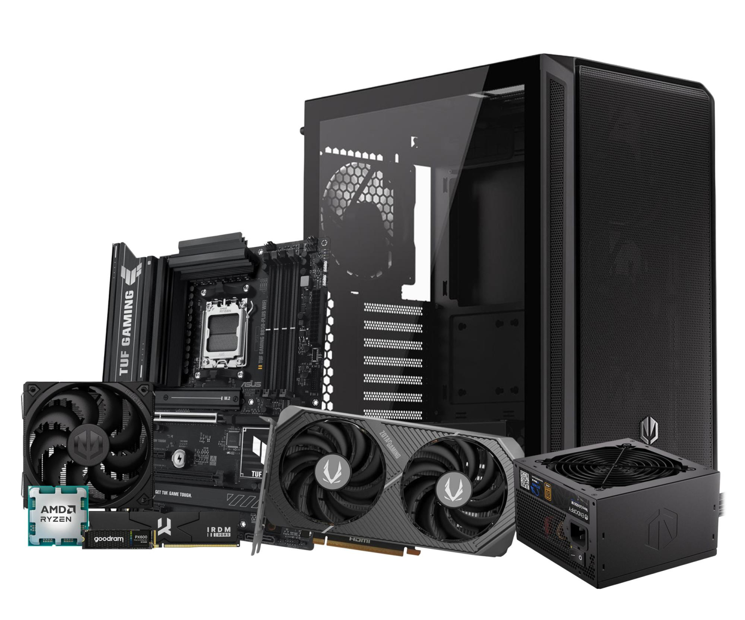 Polecany zestaw Ryzen 5 7500F/16GB/500GB/RTX5050 8GB