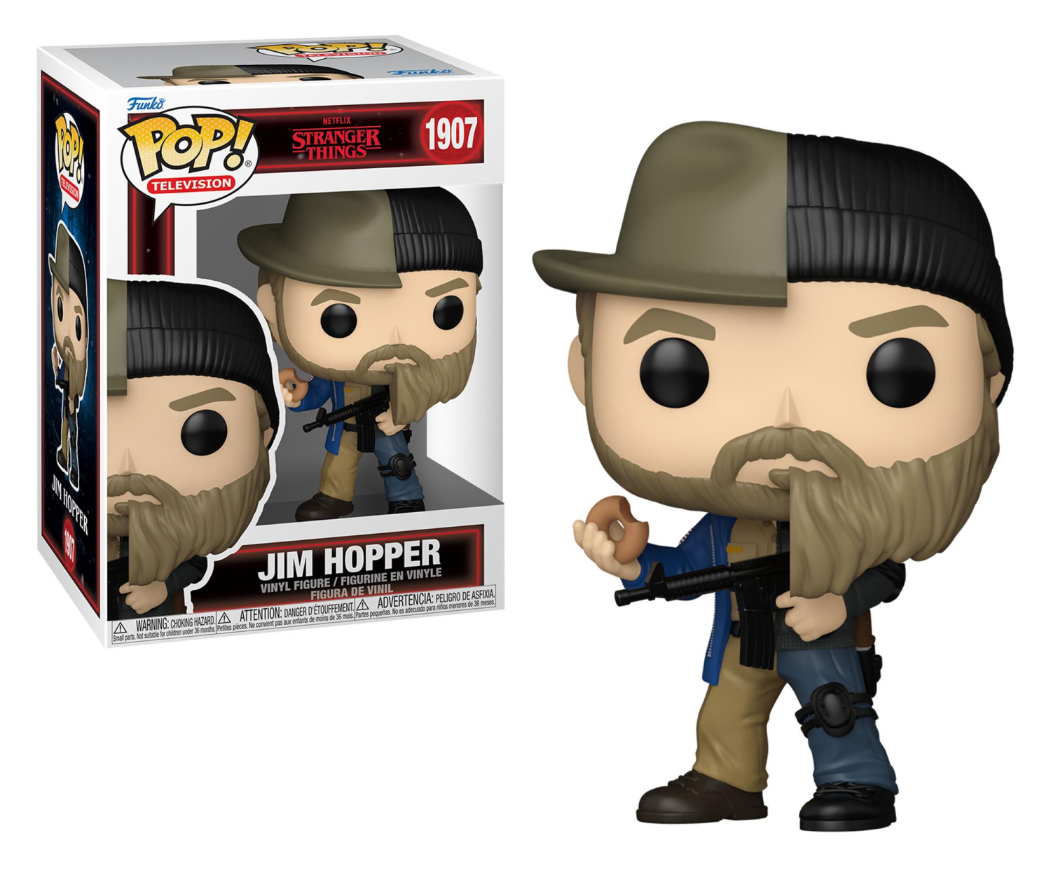 Funko POP POP TV: Stranger Things - Jim Hopper SPLIT