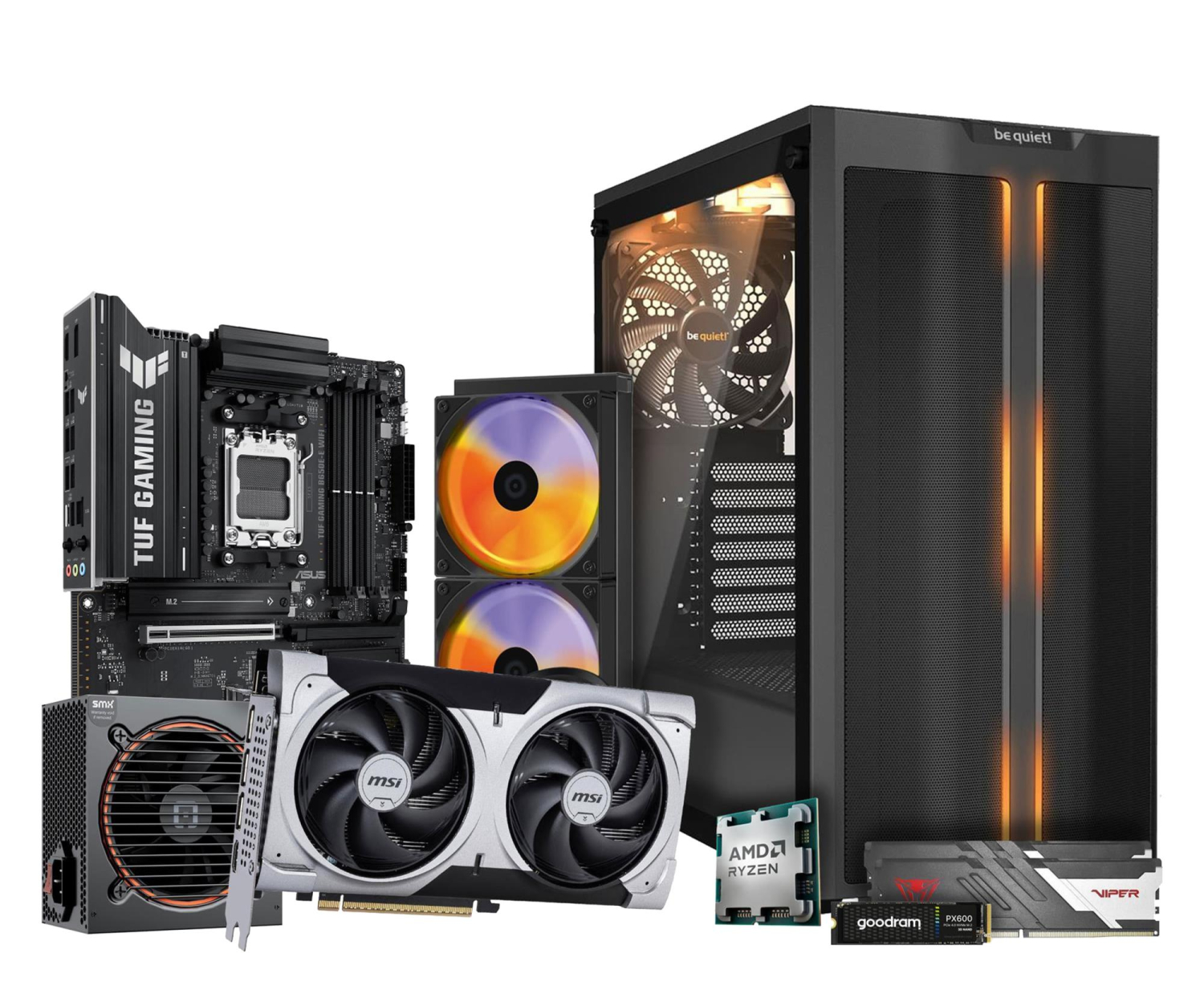 Polecany zestaw Ryzen 7 9700X/32GB/1TB/GeForce RTX 5060 Ti