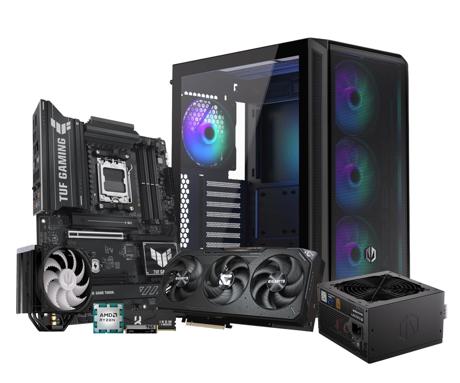 Polecany zestaw Ryzen 7 7800X3D/32GB/1TB/RX9070 XT 16GB