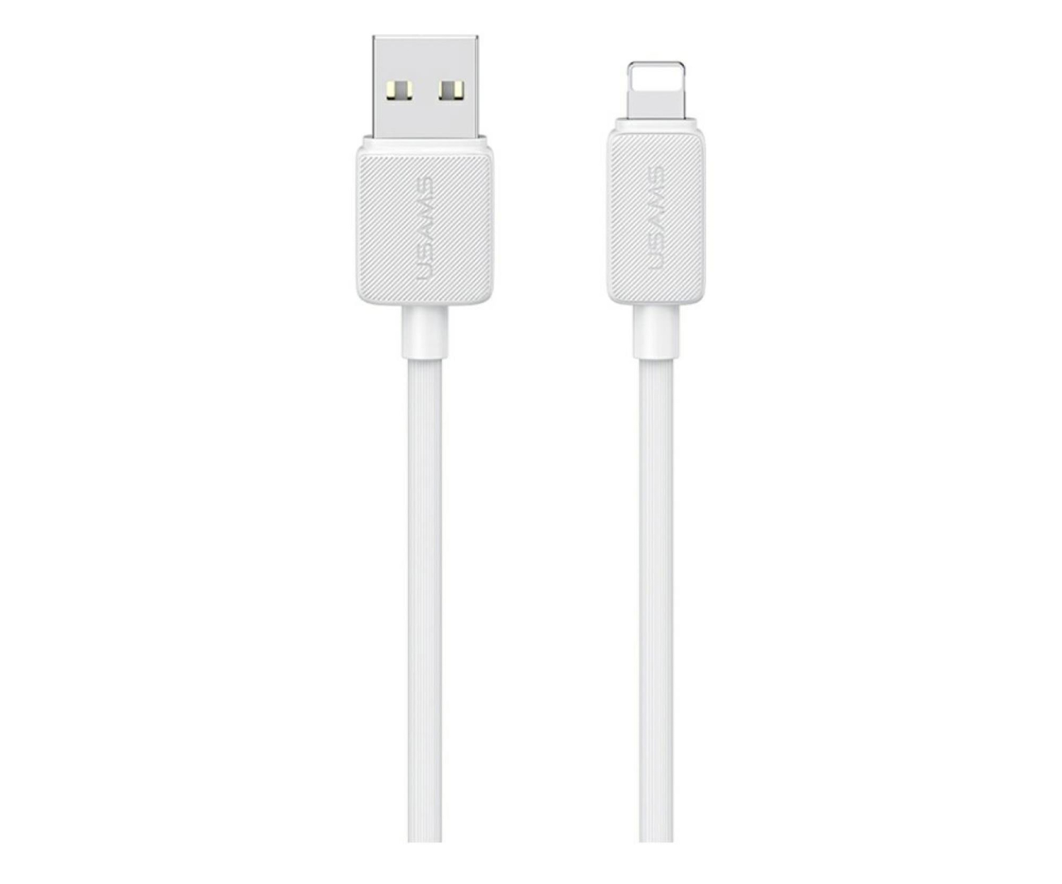 USAMS Kabel US-SJ694 2,4A Lightning do USB-A 2m biały
