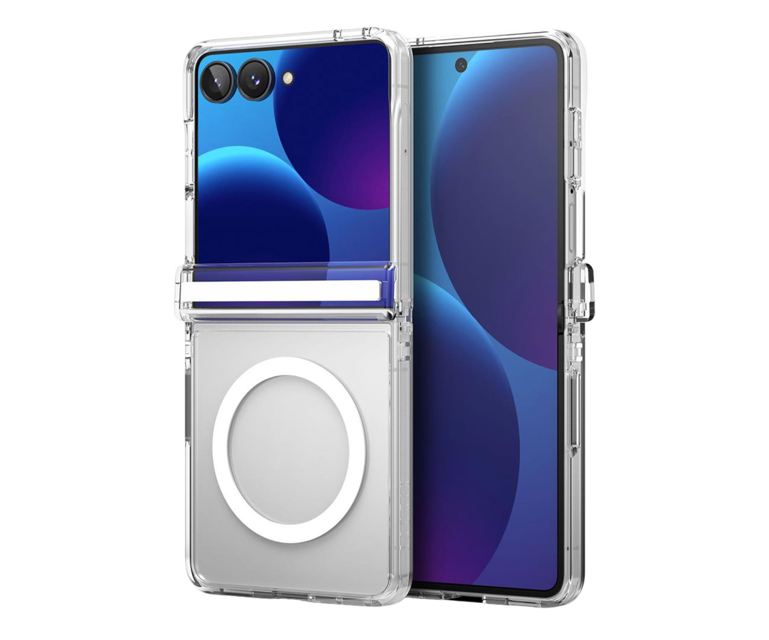 Ringke Fusion Flap Magnetic Magsafe do Galaxy Z Flip 8 Clear