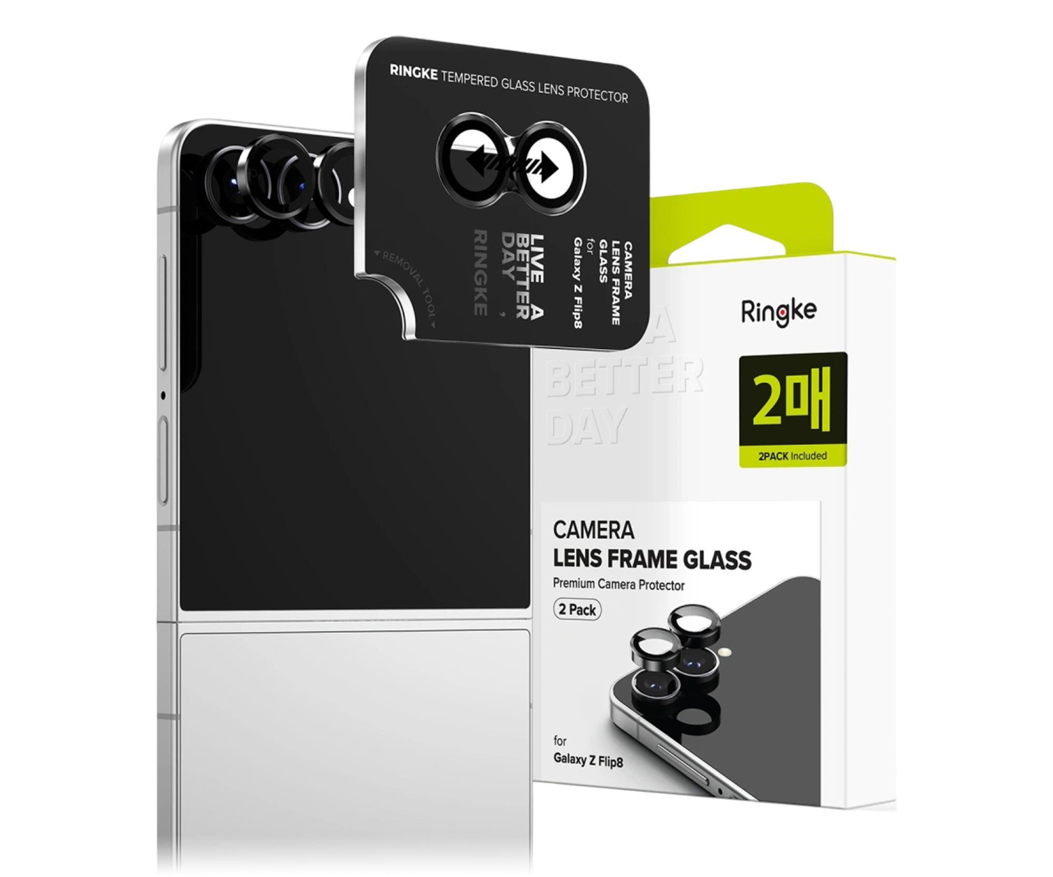Ringke Camera Frame do Galaxy Z Flip 8 Black