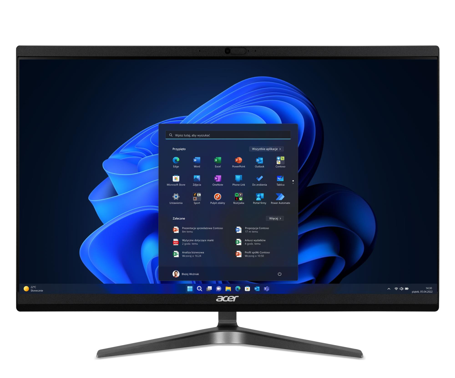 Acer Veriton 2000 AIO 24 i5-14400/8GB/512/Win11P