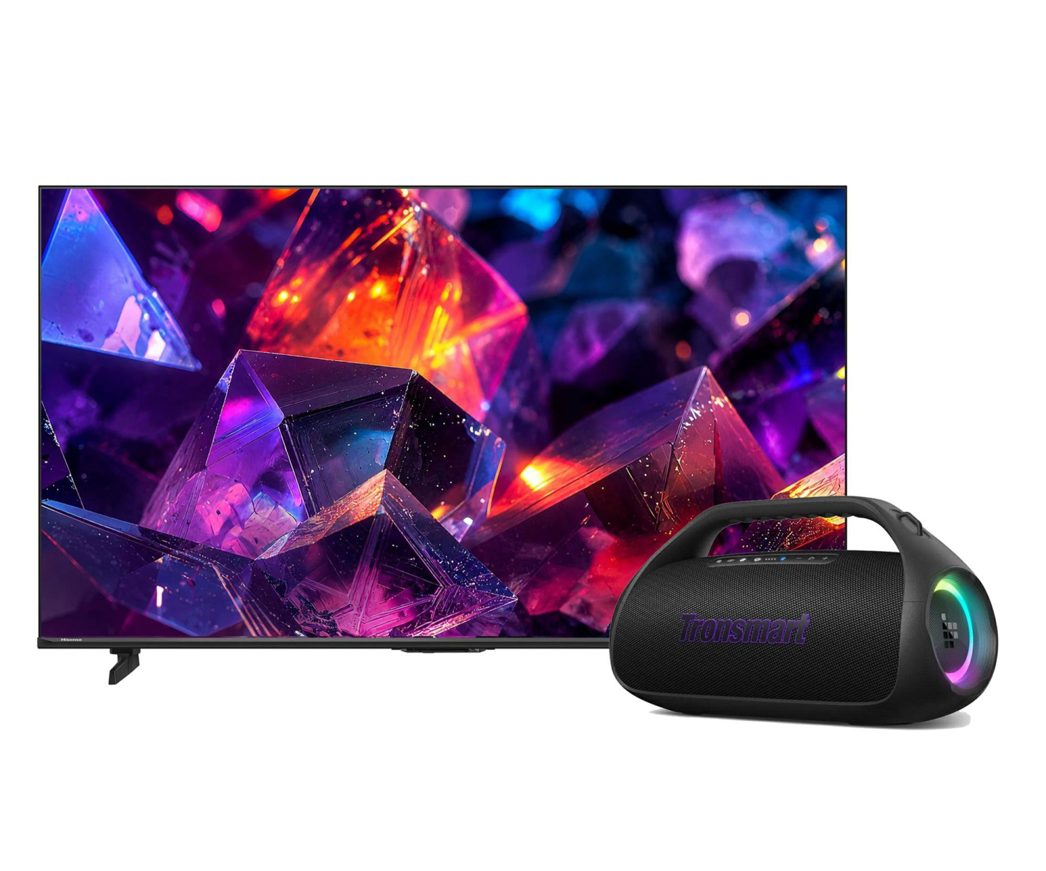 Hisense 85E7S PRO 85" 4K QLED 144 Hz Smart TV +BANG 2 CZARNY