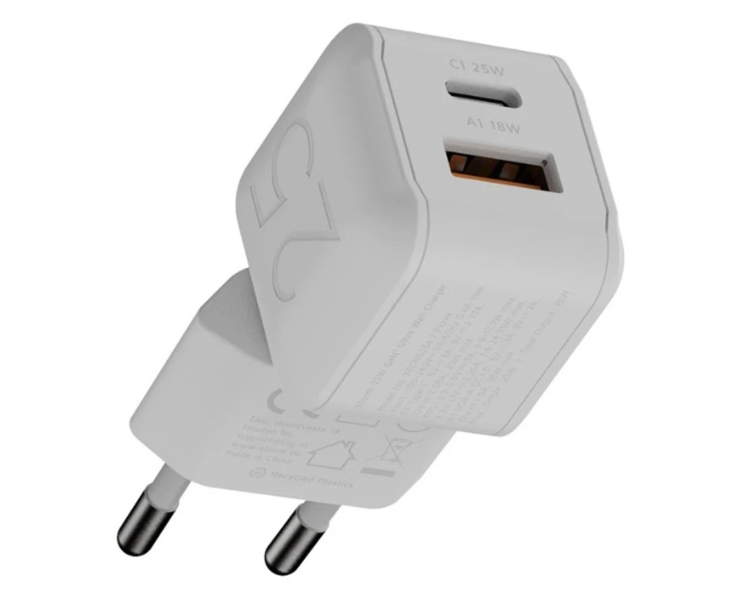 Xtorm Ładowarka sieciowa NextGen 25 W biała
