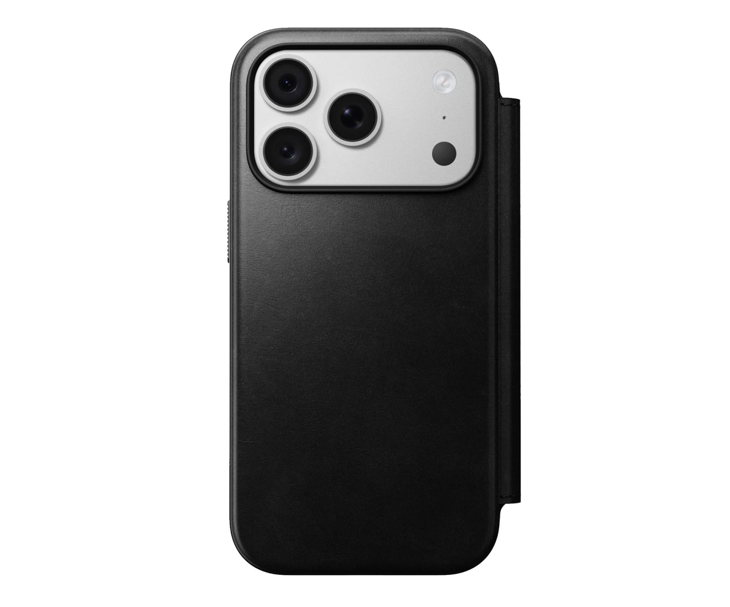 Nomad Modern Leather Folio do iPhone 18 Pro / 17 Pro MagSafe (blac