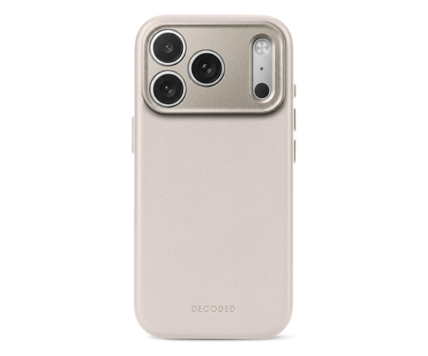 Decoded Leather Backcover do iPhone 18 Pro MagSafe (taupe)