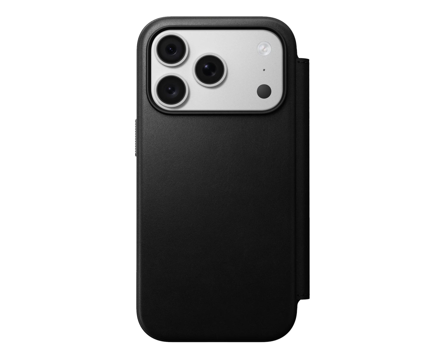 Nomad Modern Leather Folio do iPhone 18 Pro / 17 Pro MagSafe (blac