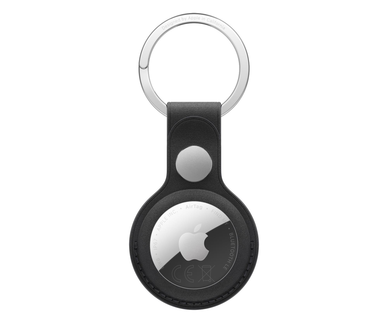 Apple Brelok z tkaniny FineWoven do AirTaga - czarny