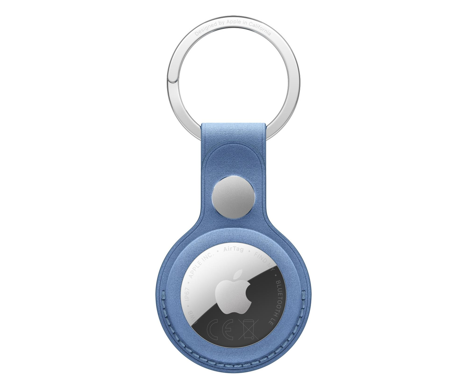 Apple Brelok z tkaniny FineWoven do AirTaga polny niebieski