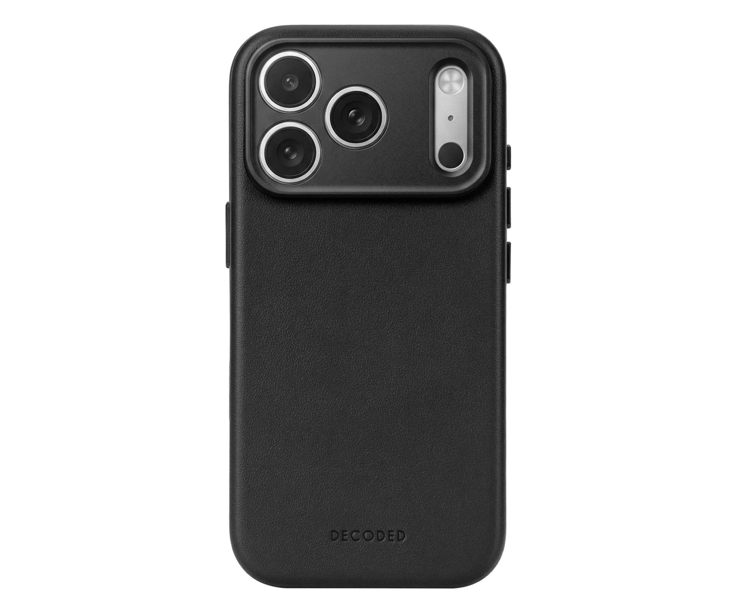 Decoded Leather Backcover do iPhone 18 Pro MagSafe (black)