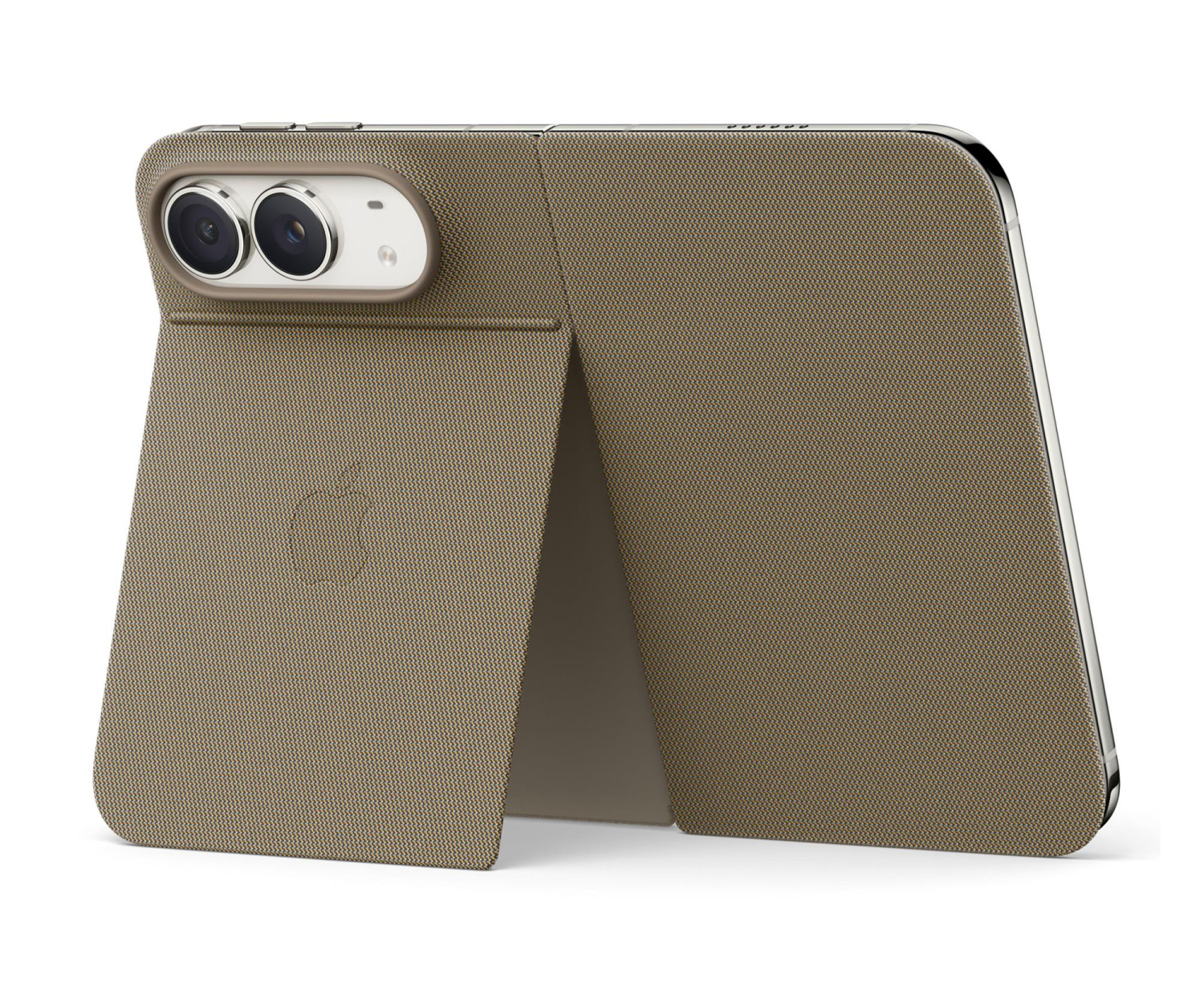Apple Folio do iPhone Duo z podpórką jasnobeżowy