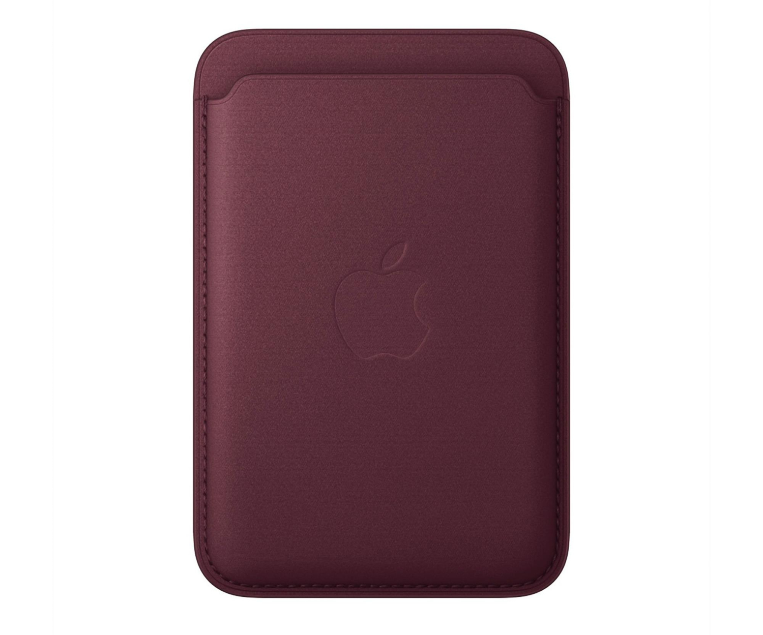 Apple Portfel FineWovenMagSafe burgund