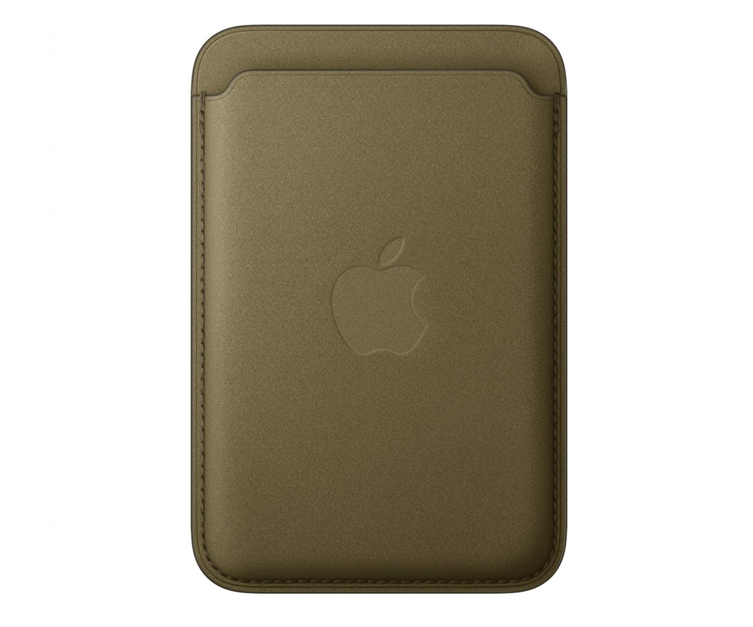Apple Portfel FineWovenMagSafe ciemna oliwka