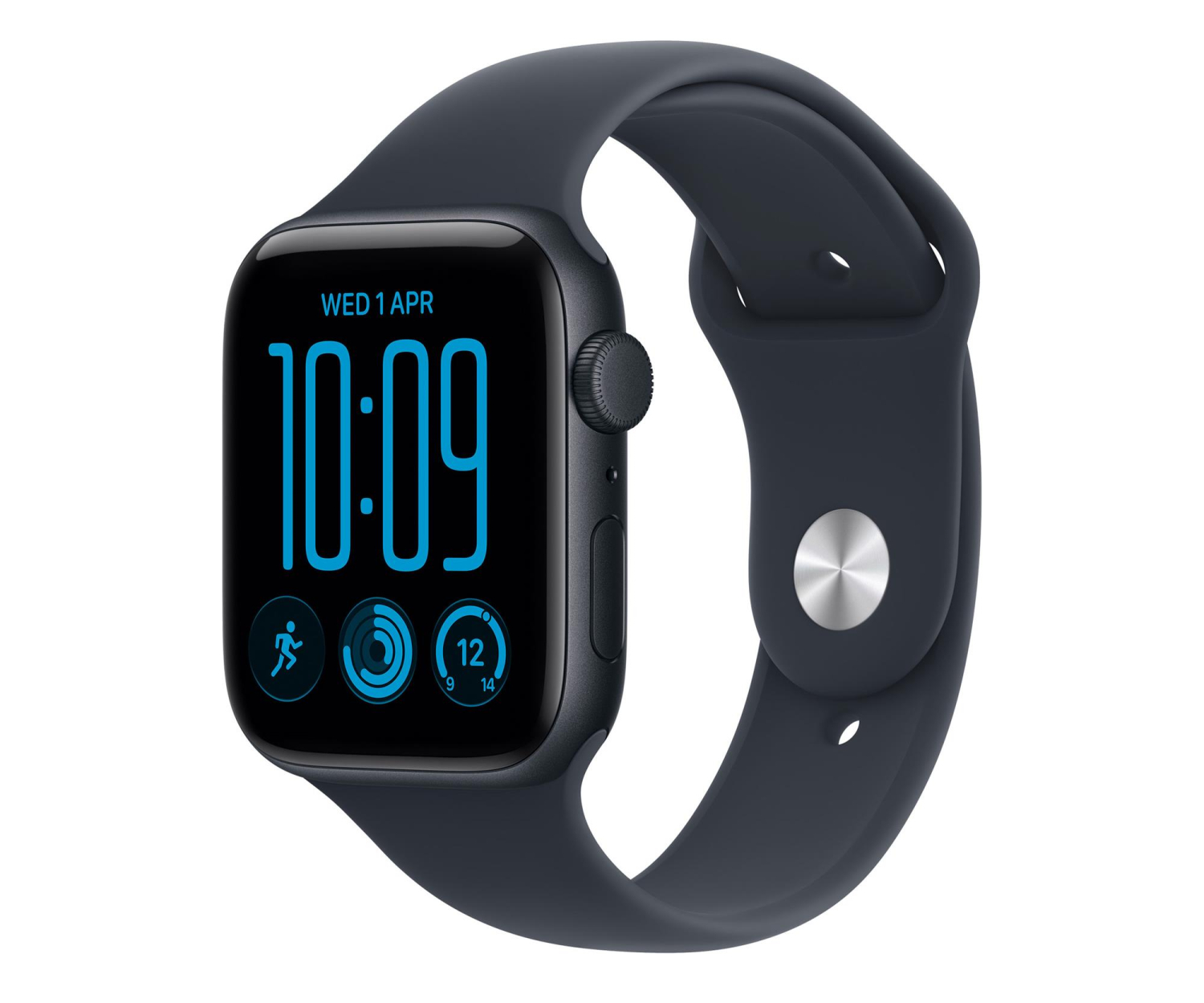 Apple Watch SE 3 44/Północ Aluminium/Granatowy Pasek M/L GPS
