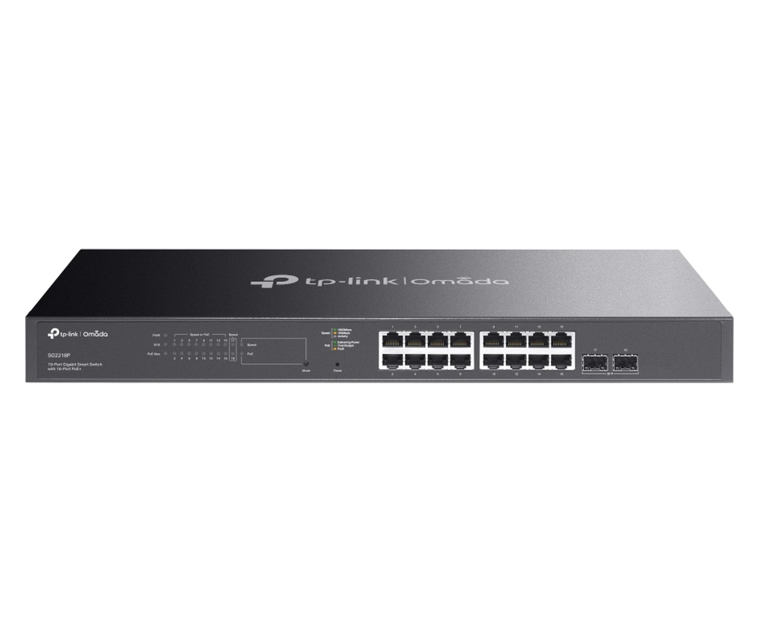 TP-Link 18p TL-SG2218P (16x10/100/1000Mbit 2xSFP, 16xPoE+)