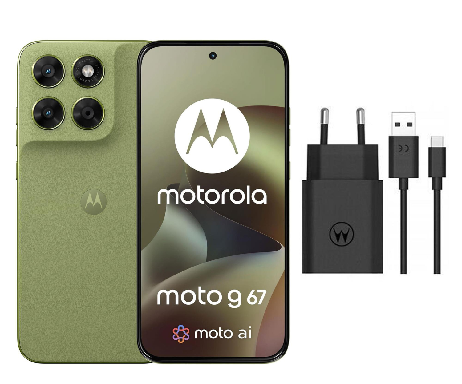 Motorola moto g67 5G 8/128GB Nile 120Hz + Ładowarka 33W