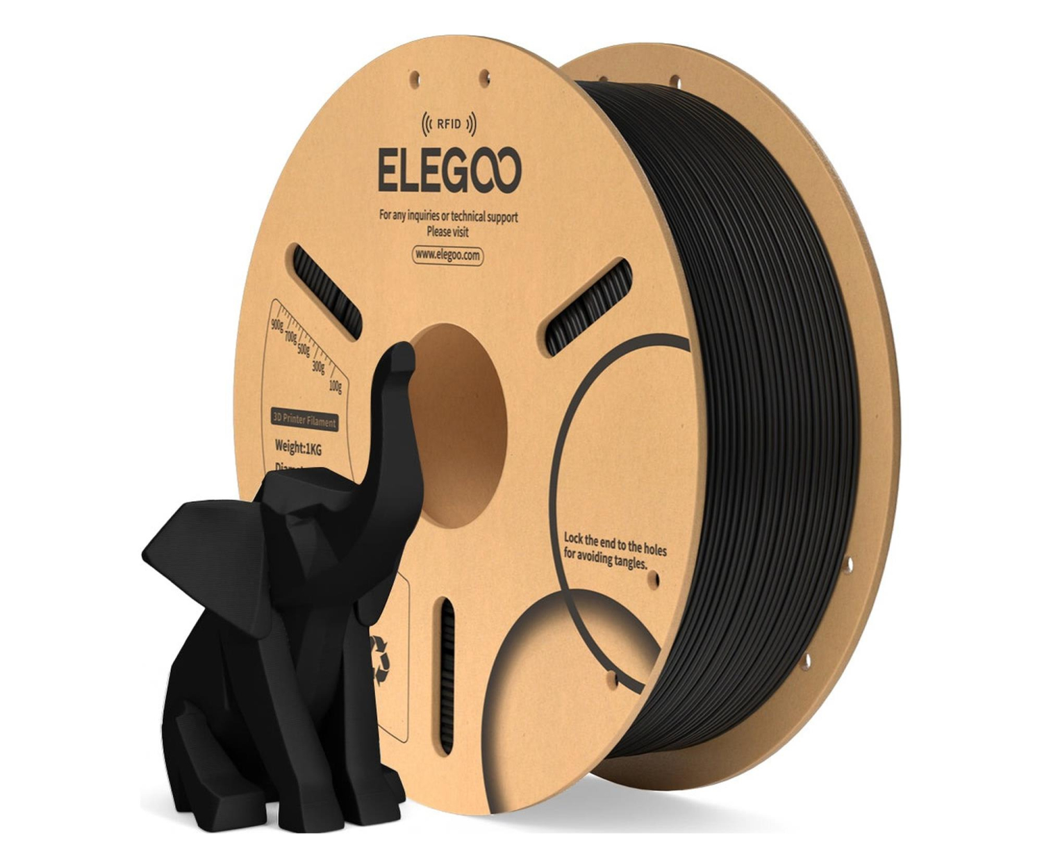 Elegoo PLA ELEGOO (Czarny)