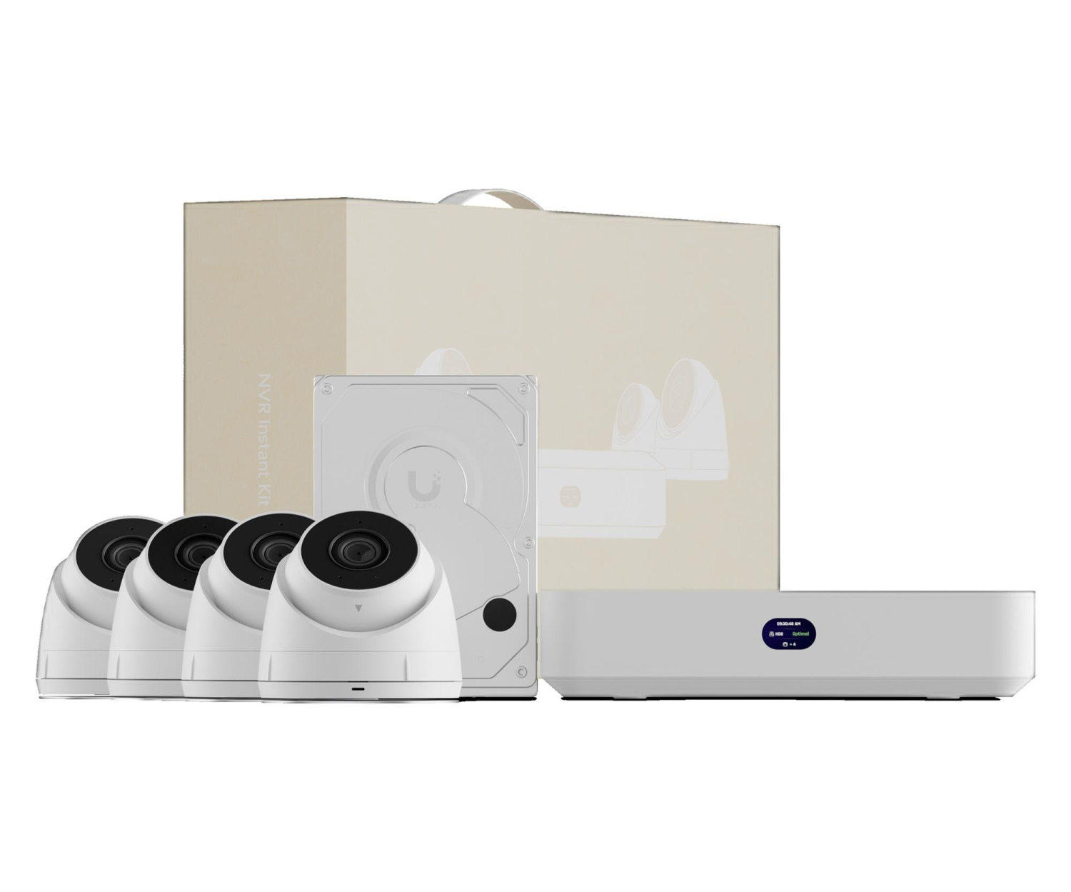 Ubiquiti UNVR-Instant-Kit Zestaw NVR + 4x G5 Turret Ultra 1x 1TB HDD