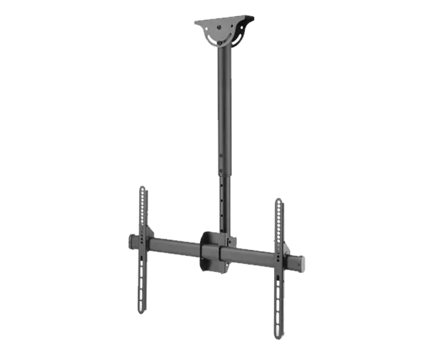 Digitus Uchwyt sufitowy TV 37-70 cali 50kg, z regulacją teleskopową 560-910mm Czarny