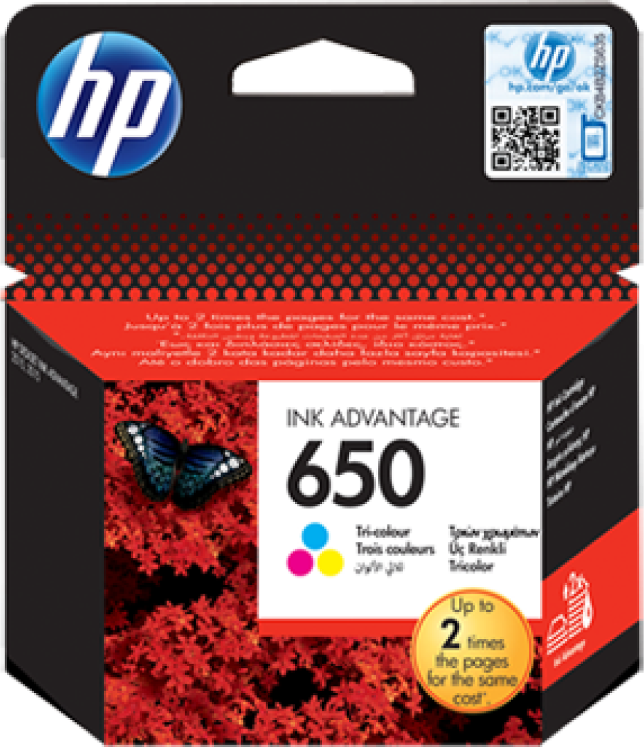 Tusz HP kolor HP 650 CZ102AE.