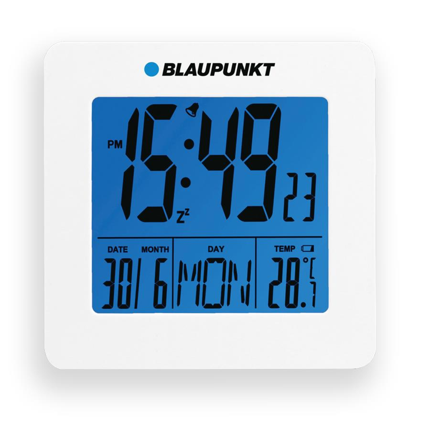 Blaupunkt CL02WH Zegar z alarmem i temperaturą biały