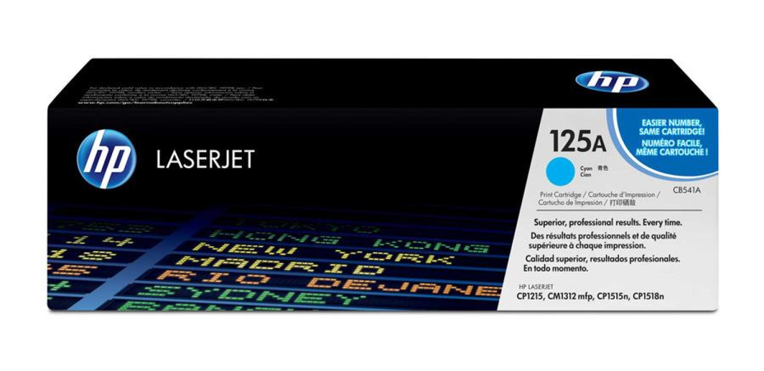 HP Toner 125A CLJ CP1215 Błękitny (Cyjan) 1.4k CB541A