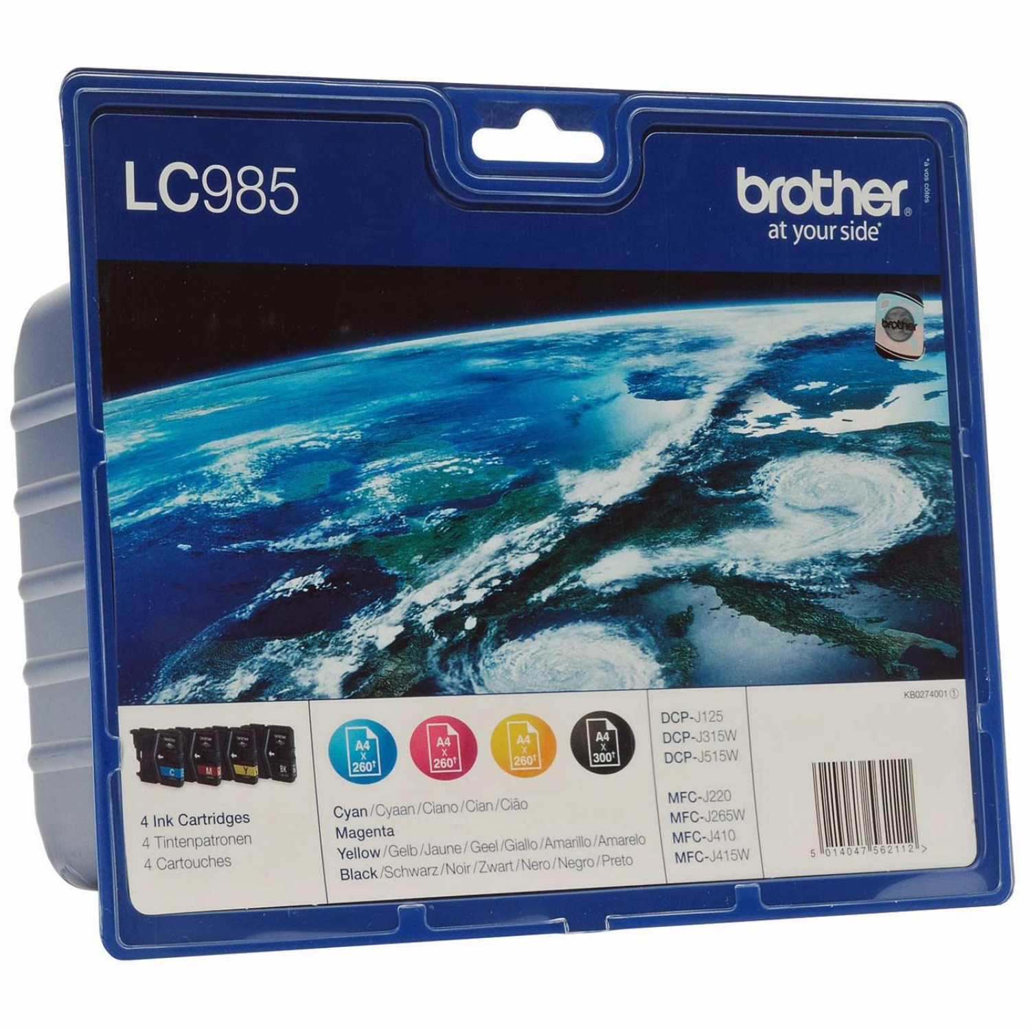 Brother LC985VALBP CMYK 260str. (zestaw)