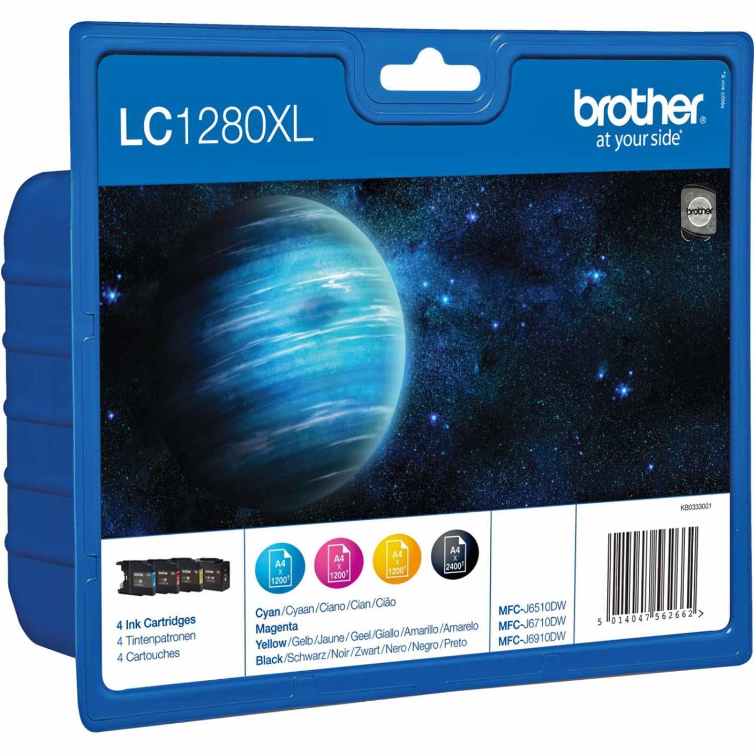 Brother LC1280XLVALBP CMYK 1200str.