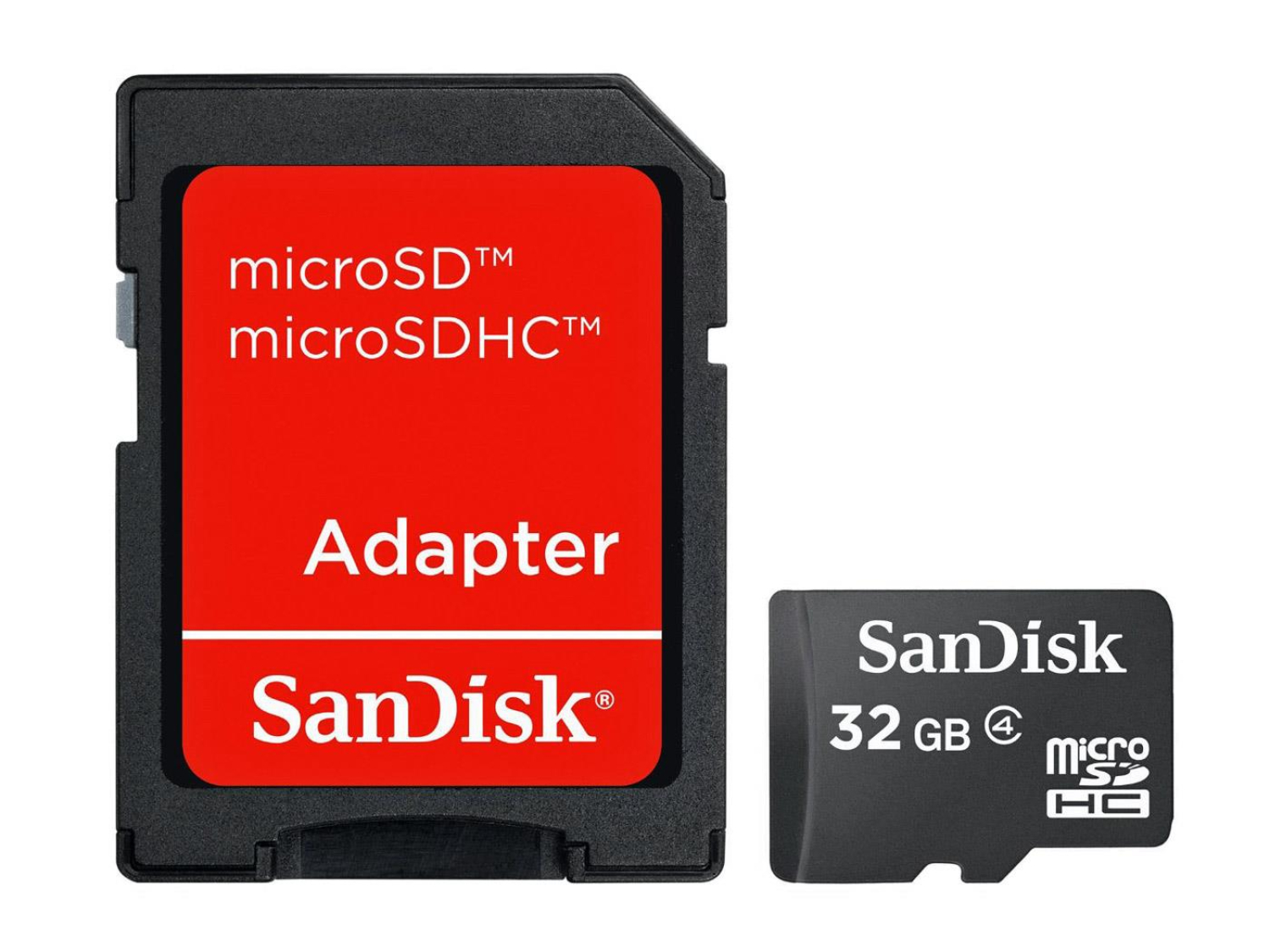 Sandisk 32GB microSDHC + Adapter SDHC UHS-I