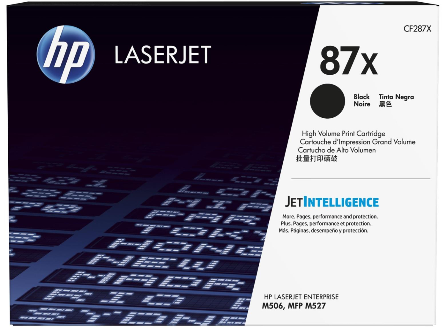 HP 87X CF287X black 18000str.