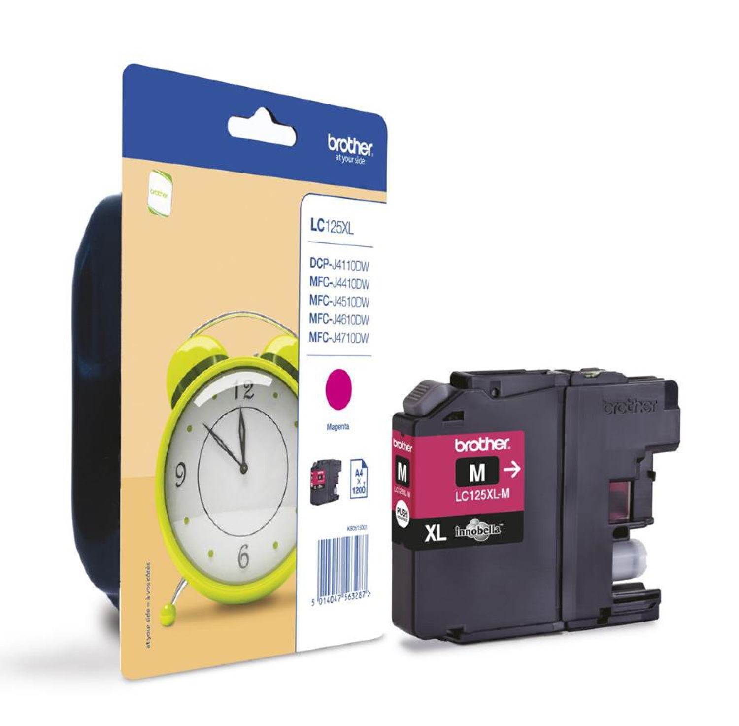 Brother LC125XLM magenta 1200str.