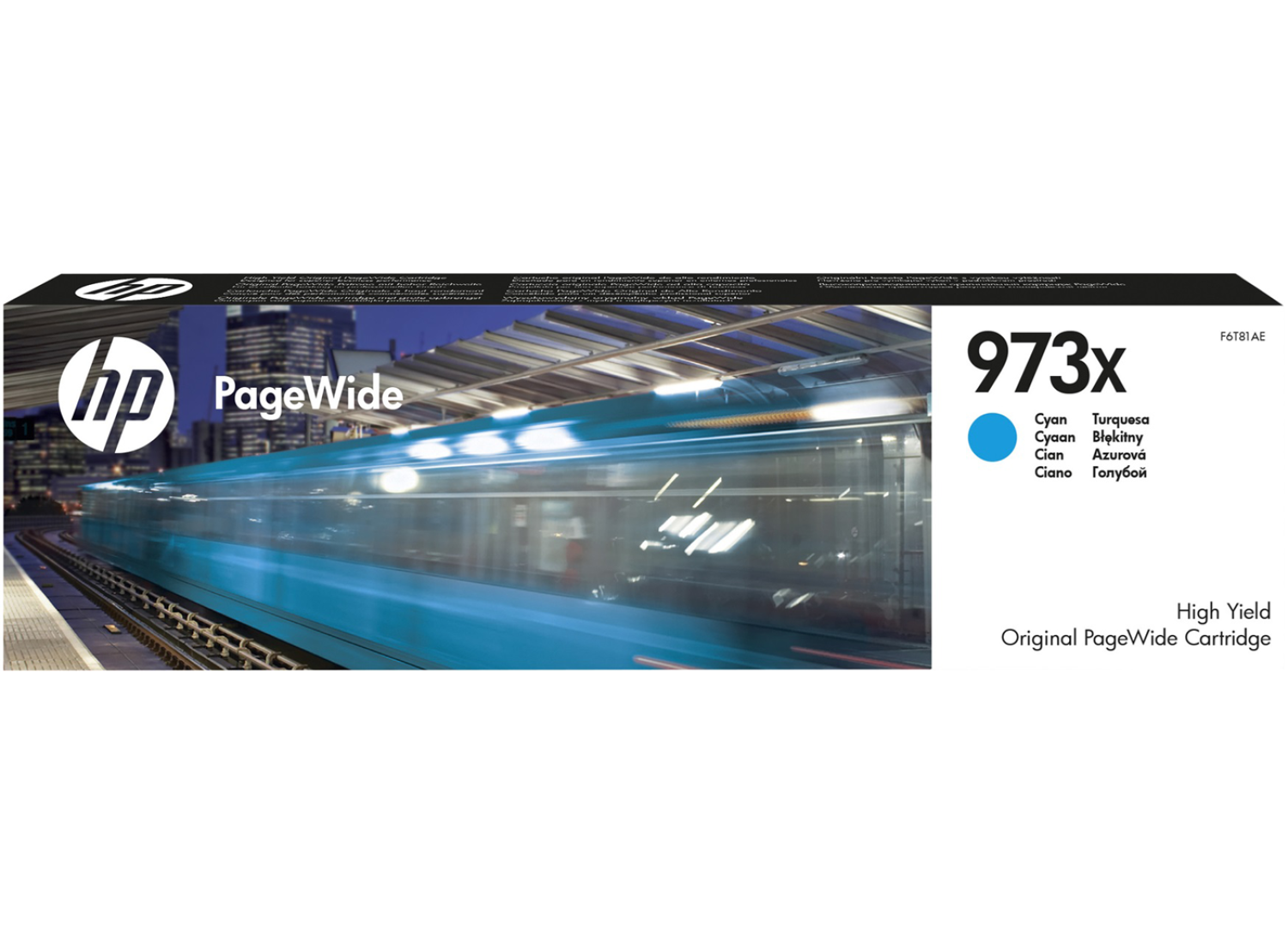 HP Tusz nr 973X Cyan F6T81AE