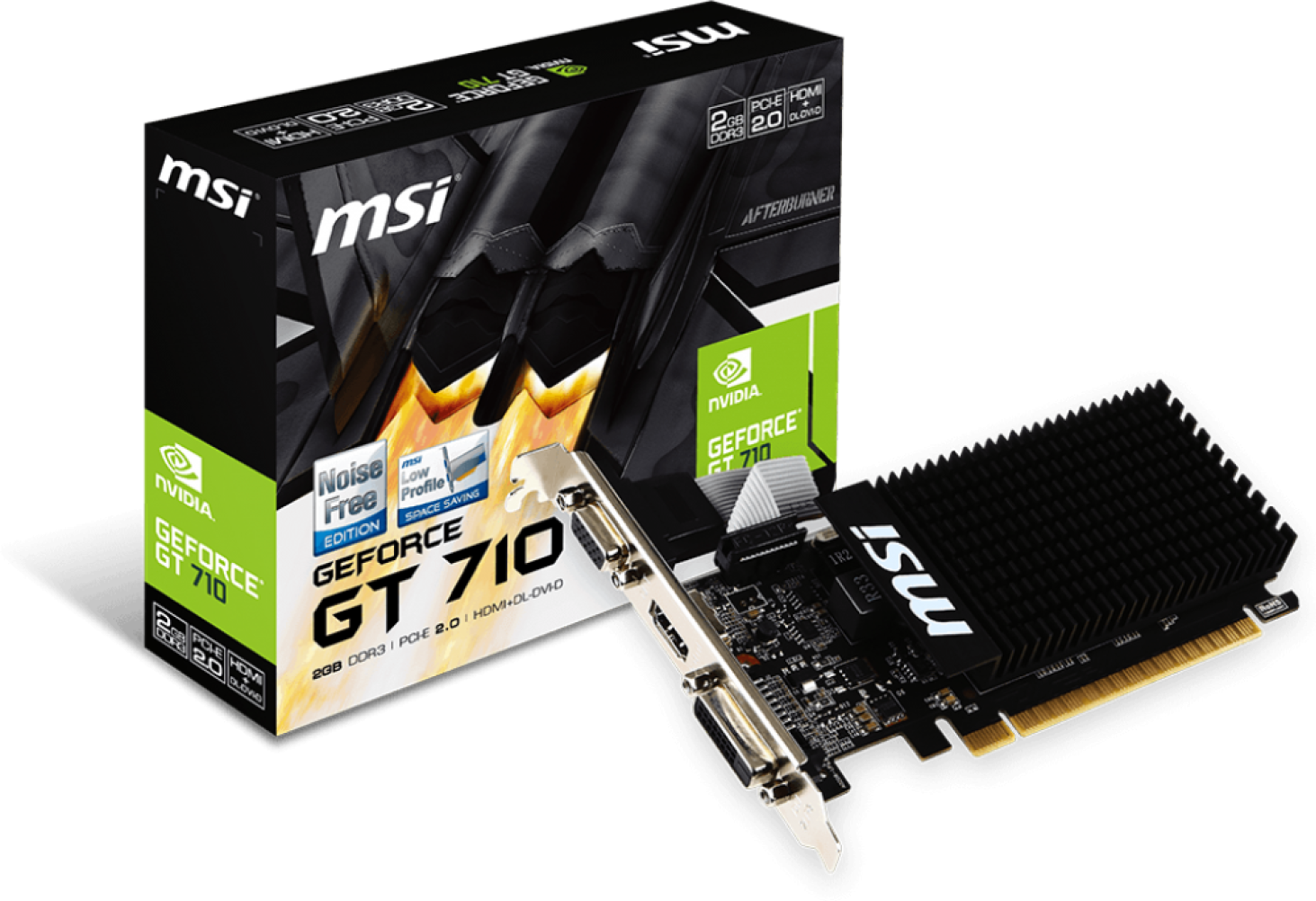 MSI GeForce GT 710 Low Profile 2GB DDR3