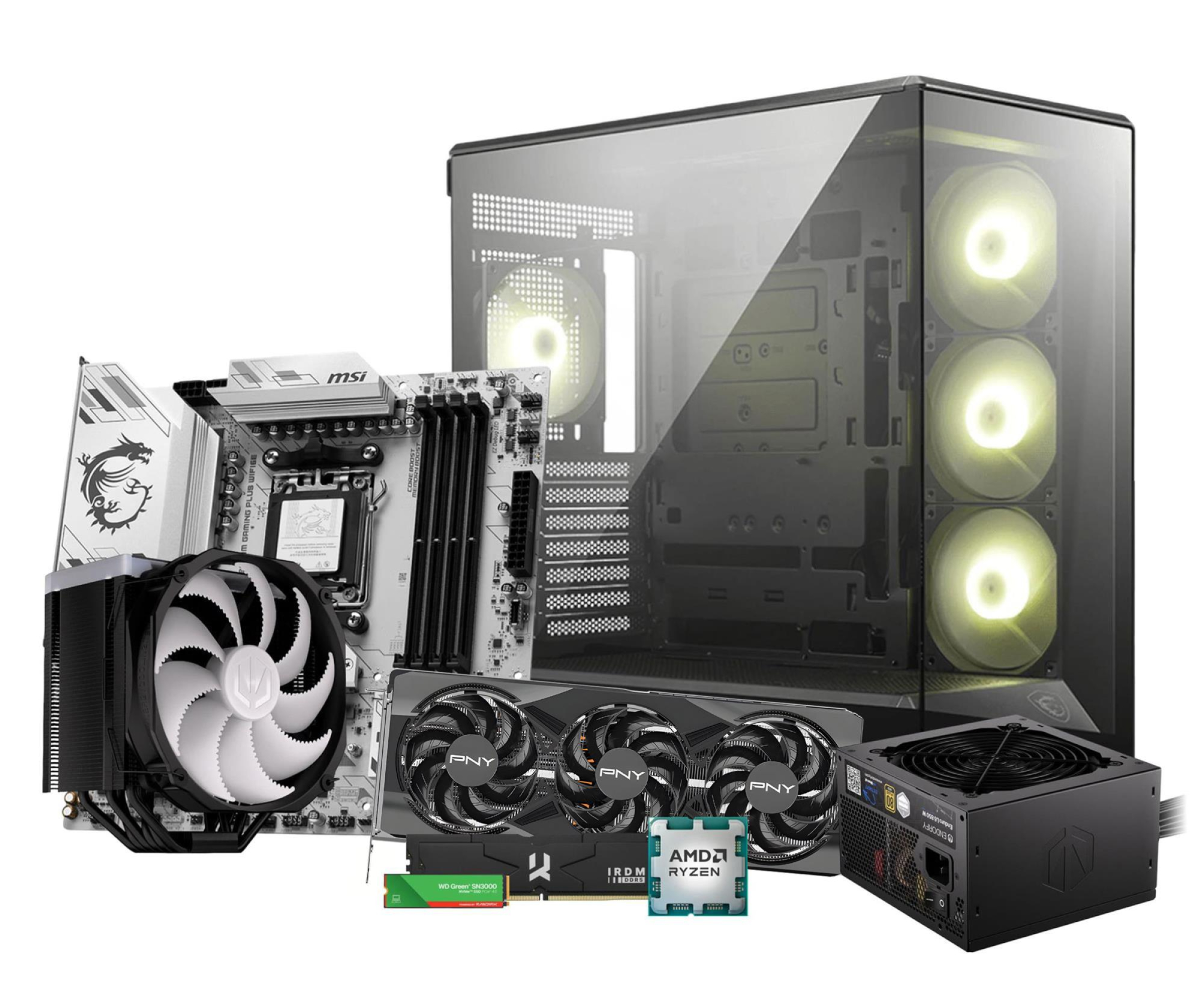 Komputer x-kom Ryzen 7 7800X3D/32GB/2TB/RTX 5070 TI 16GB