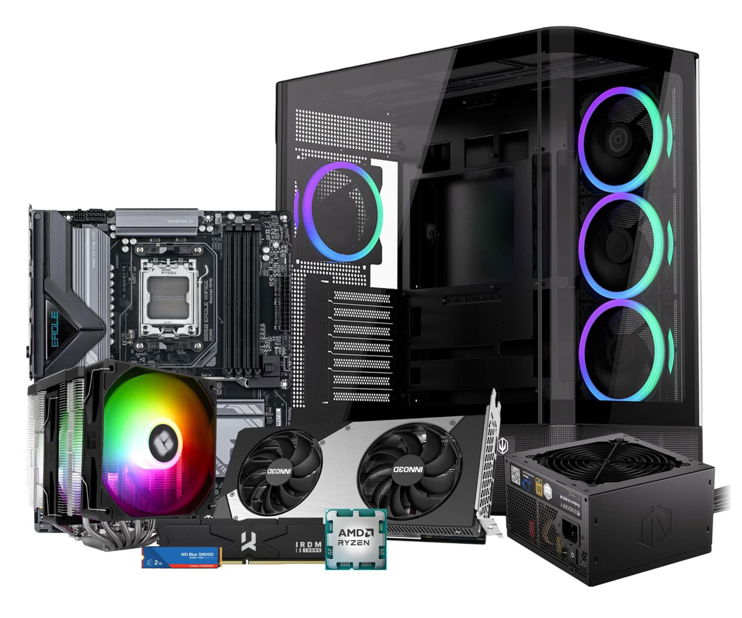 Komputer x-kom Ryzen 7 7700/32GB/2TB/RTX 5070 12GB