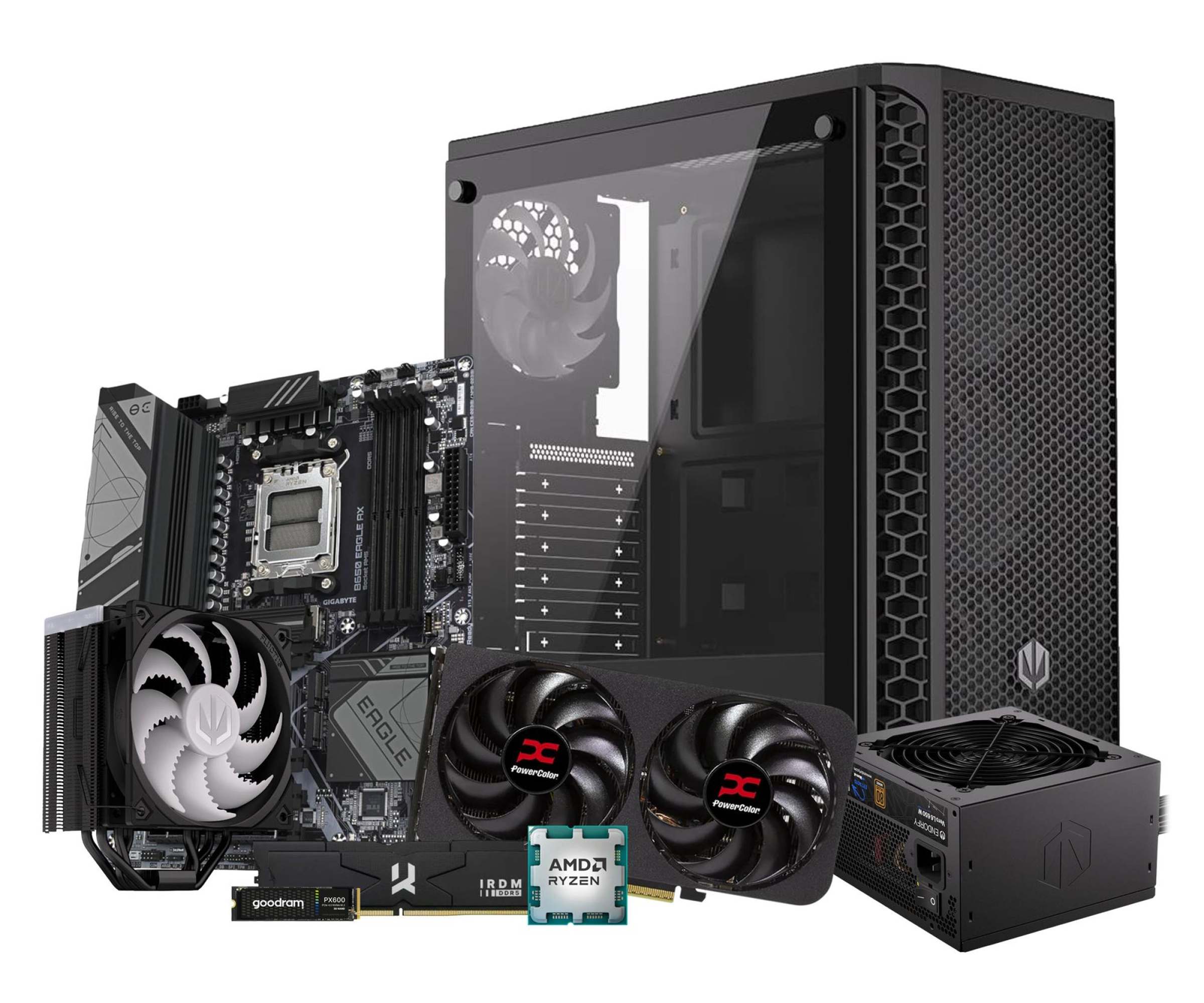 Komputer x-kom Ryzen 5 8400F/32GB/1TB/RX 9060 XT 16GB