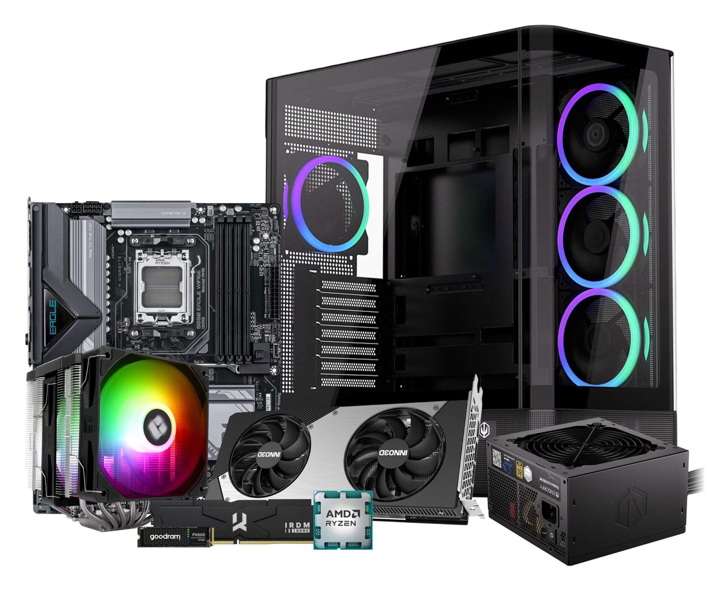 Komputer x-kom Ryzen 7 7700/32GB/2TB/RTX 5070 12GB