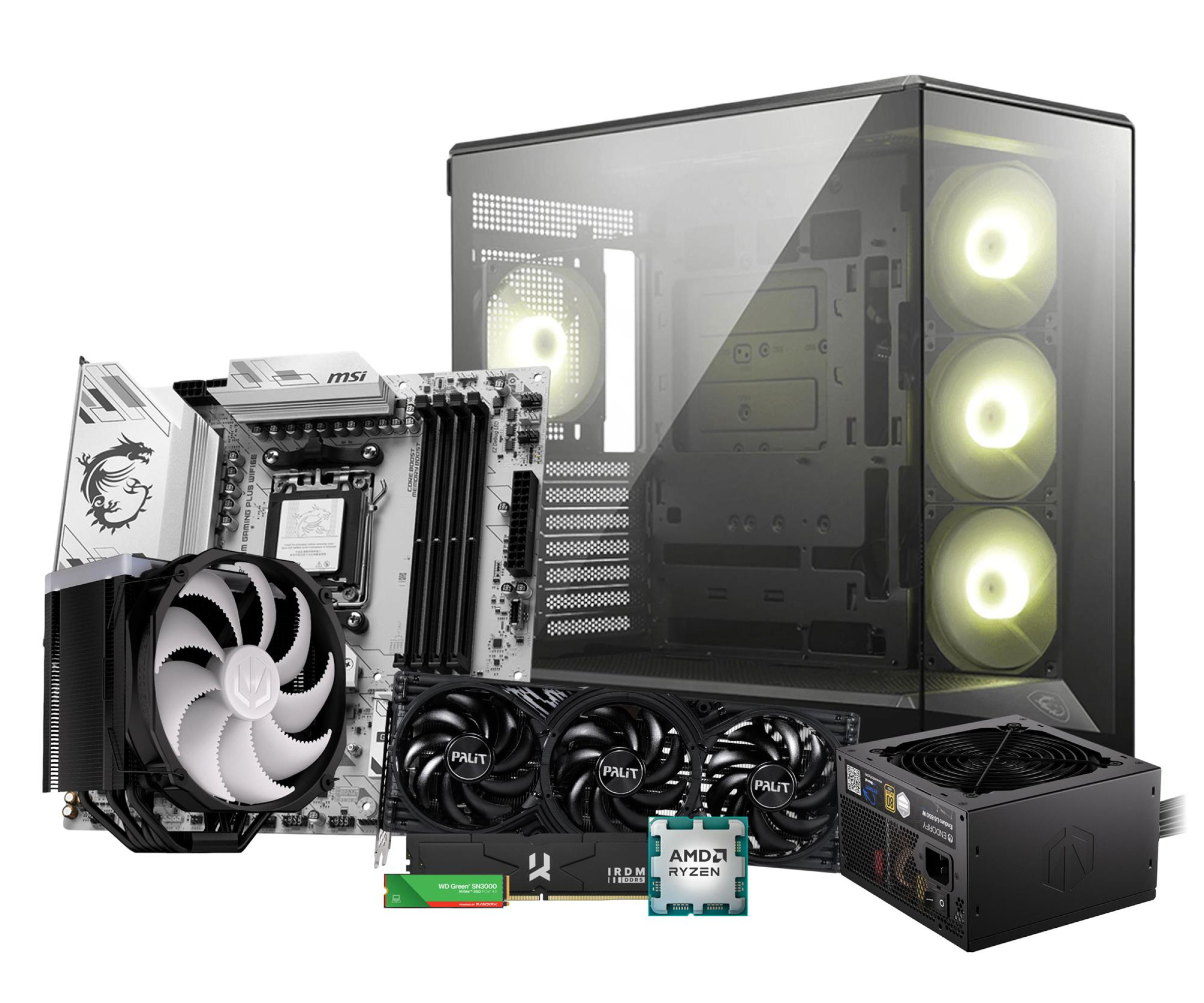 Komputer x-kom Ryzen 7 7800X3D/32GB/2TB/RTX 5070 TI 16GB