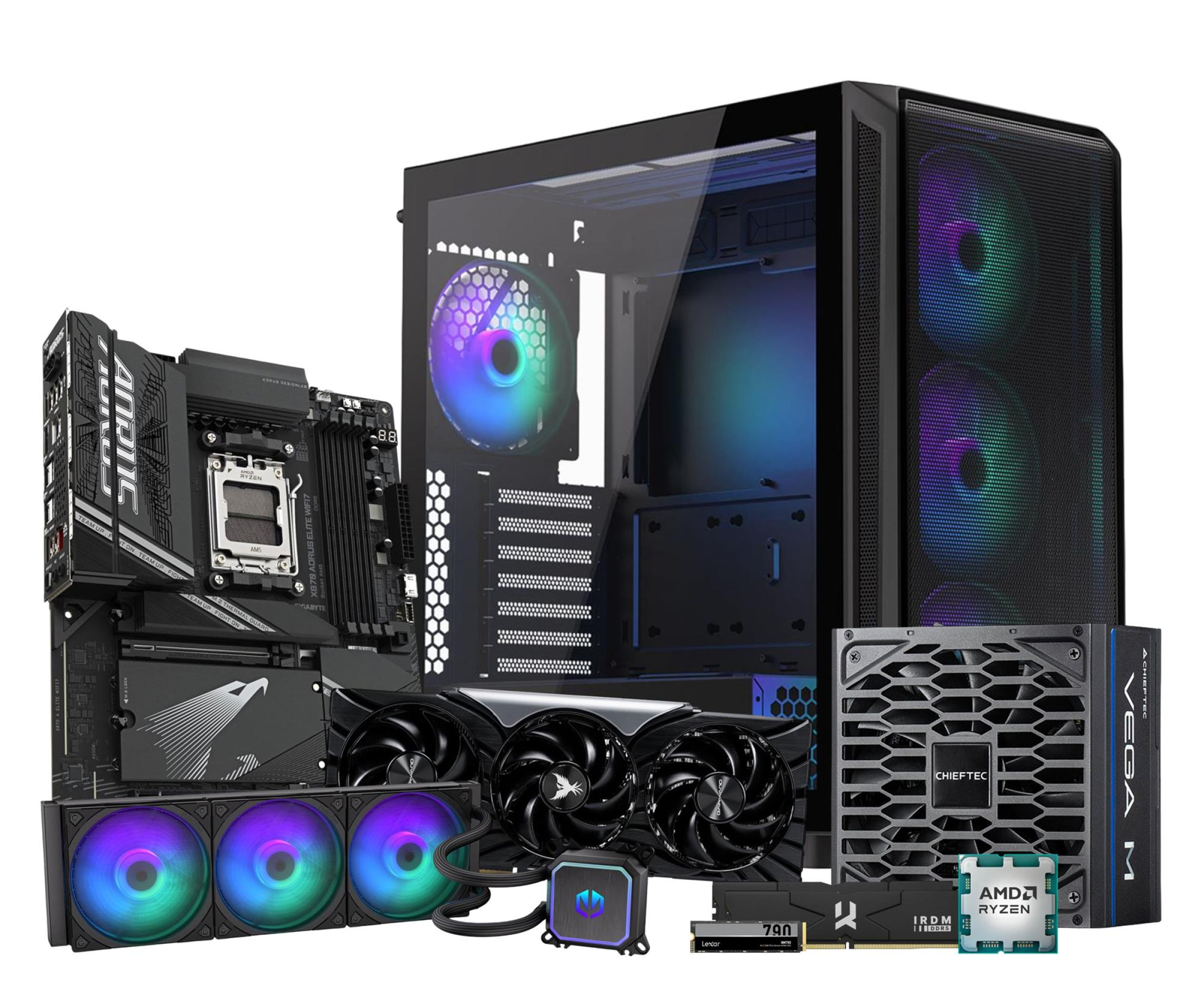 Komputer x-kom Ryzen 7 9800X3D/32GB/2TB/ RTX 5080 16GB